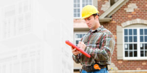 Image of a home inspector
