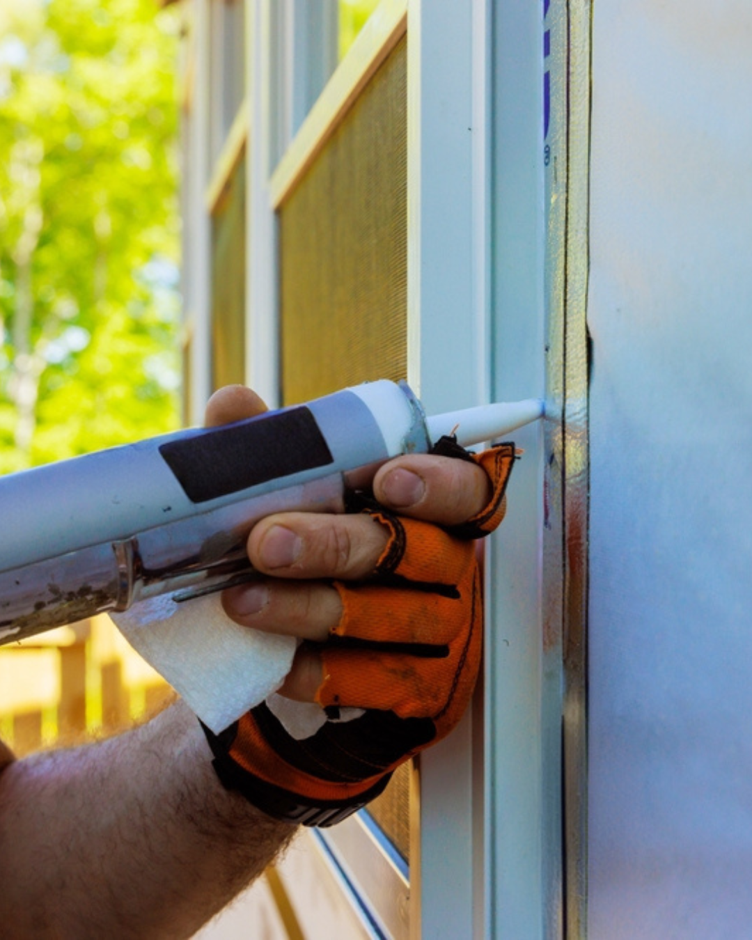 home air sealing window from outside
